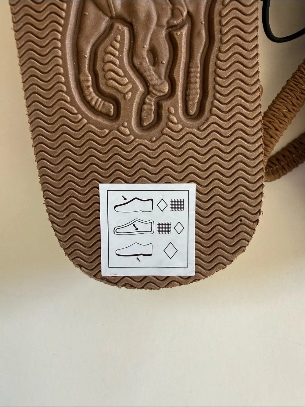 Ralph Lauren Kids Tan Brown Flip Flops Elastic Heel Strap Size 9 Toddler  NWT